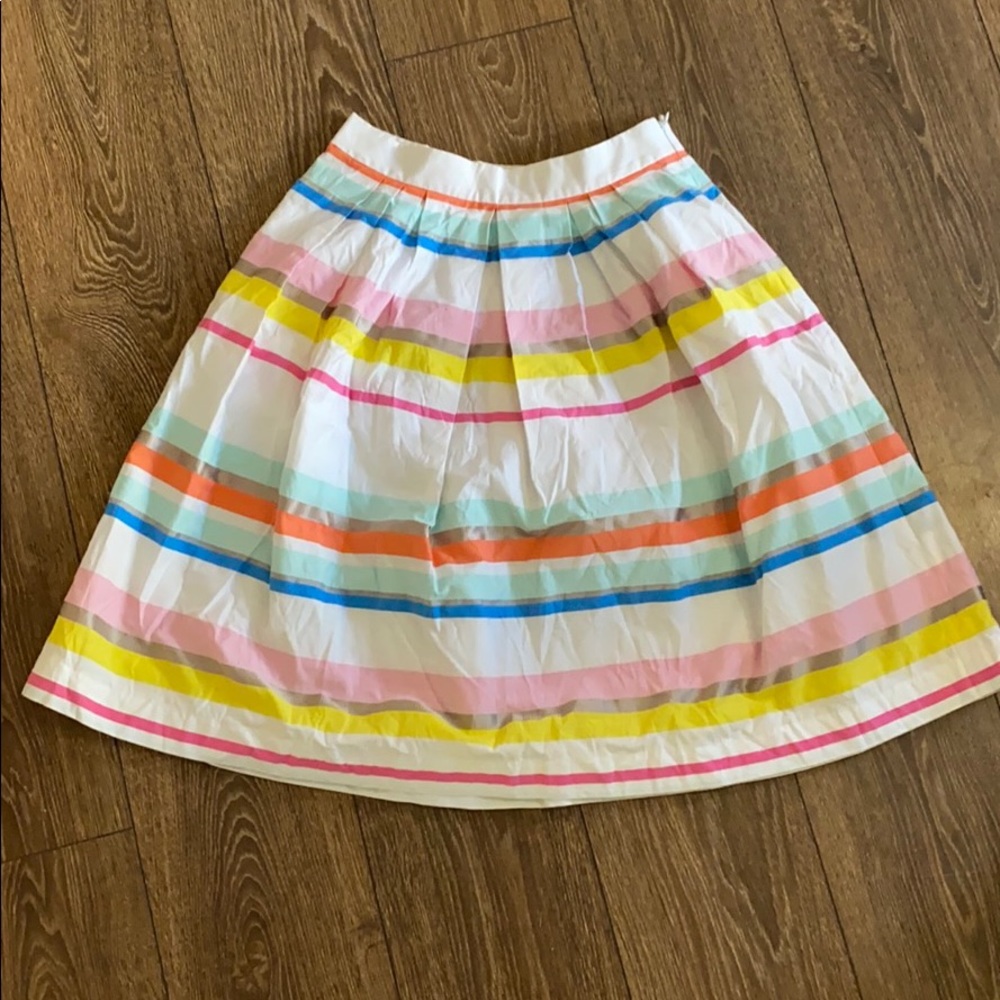 Kate spade Multi colored striped skirt